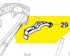 gachette commande interrupteur réf. 2 609 005 972 Bosch