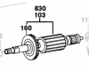 Induit BOSCH réf. 2 604 010 693