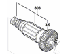 Induit BOSCH réf. 2 604 011 394