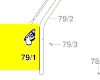 insert plastique pour tube guidon réf. F 016 L91 164 Bosch