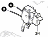 Interrupteur pour visseuse GSR 12 V