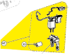 interrupteur variateur réf. 5131031990 Ryobi