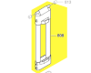 jambe pour trépied Bosch réf. 1 600 A00 0AB