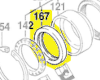 Joint radial ref 1 610 290 062 BOSCH