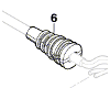 Manchon de cable d\'alimentation réf. 2 609 005 502 BOSCH