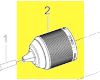 Mandrin auto-serrant 13mm réf. 4931472723 Milwaukee