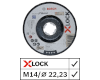 Meule à ébarber XLock 125mm Expert for Metal Bosch