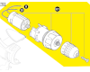 Moteur + mandrin perceuse-visseuse 2007 Skil