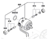 Moteur courant continu 14,4V réf. 2 609 199 507 BOSCH