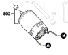 Moteur 10,8V réf. 2 609 005 784 Bosch