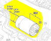 Moteur 9,6V réf. 3 607 031 537 Bosch