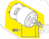 Moteur 18V réf. 1 607 022 66P Bosch