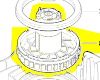 Moteur 18V réf. 1 619 PB6 688 Bosch