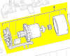 Moteur réf. 4931435123 AEG