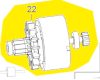 Moteur réf. 4931435085 AEG