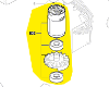 Moteur courant continu 10,8 V réf. 2 609 005 287 BOSCH