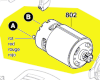 Moteur courant continu 10,8 V réf. 2 609 199 140 Bosch