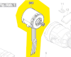 Moteur 18V réf. 2 609 199 548 Bosch