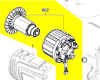 Moteur réf. 1 600 A02 4CL Bosch