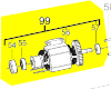 Moteur réf. 4931454488 AEG