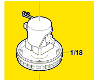 Moteur réf. 1 600 A01 H01 Bosch