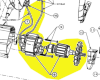 rotor + stator réf. 5131031100 Ryobi