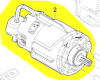 Moteur 18V réf. 1 607 022 6B3 Bosch