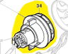 Moteur courant continu réf. 1 609 201 572 BOSCH