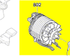 Moteur à courant continu réf. 3 601 JE0 001 Bosch