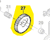 Pignon à excentrique réf. 2 609 003 443 BOSCH