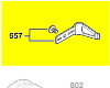 clip ceinture réf. 1 600 A02 47P Bosch