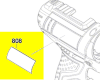 étiquette réf. 1 601 11A 4FY Bosch