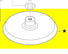 Plateau de polissage Ø180mm réf. 2610Z03012 Skil