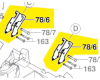 Support guidon réf. F 016 L90 082 Bosch