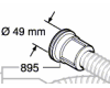 Raccord réf. 1 600 A00 0W0 BOSCH