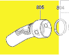 Poignée raccord flexible réf. 1 600 A01 1RN Bosch