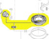 renvoi d\'angle réf. 1 619 P15 458 Bosch