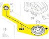 renvoi d'angle GWS 18V-125 SC, GWS 18V-115 C ...