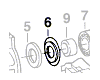 Rondelle cuvette réf. 2 600 500 002 Bosch