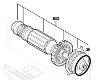 Induit BOSCH réf. 2 604 011 948