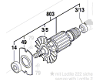 Induit réf. 1 619 P00 349 BOSCH