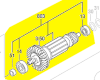 Induit réf. 3 604 010 068 Bosch