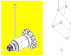 rotor de moteur réf. 4931453218 Milwaukee