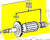 Induit réf. 2 604 010 692 Bosch