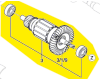 Induit réf. 2 609 003 195 BOSCH