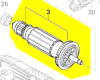 Induit réf. 2 609 006 965 Bosch