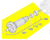 rotor réf. 4931442638 AEG