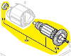 Induit BOSCH réf. 2 609 001 928