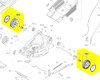 Roue arrière tondeuse Bosch réf. F 016 F05 627