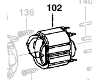 Stator réf. 2 604 220 445 BOSCH